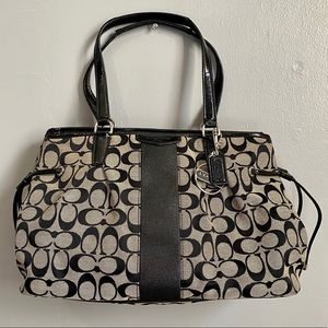 Coach canvas shoulder bag